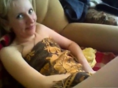 Blonde MILF Lena's Homemade Fun Video